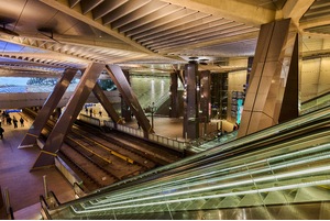 Metrostation<br />Stationsplein Huidig interieur