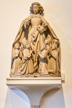 Sint Ursula als mantelmadonna
